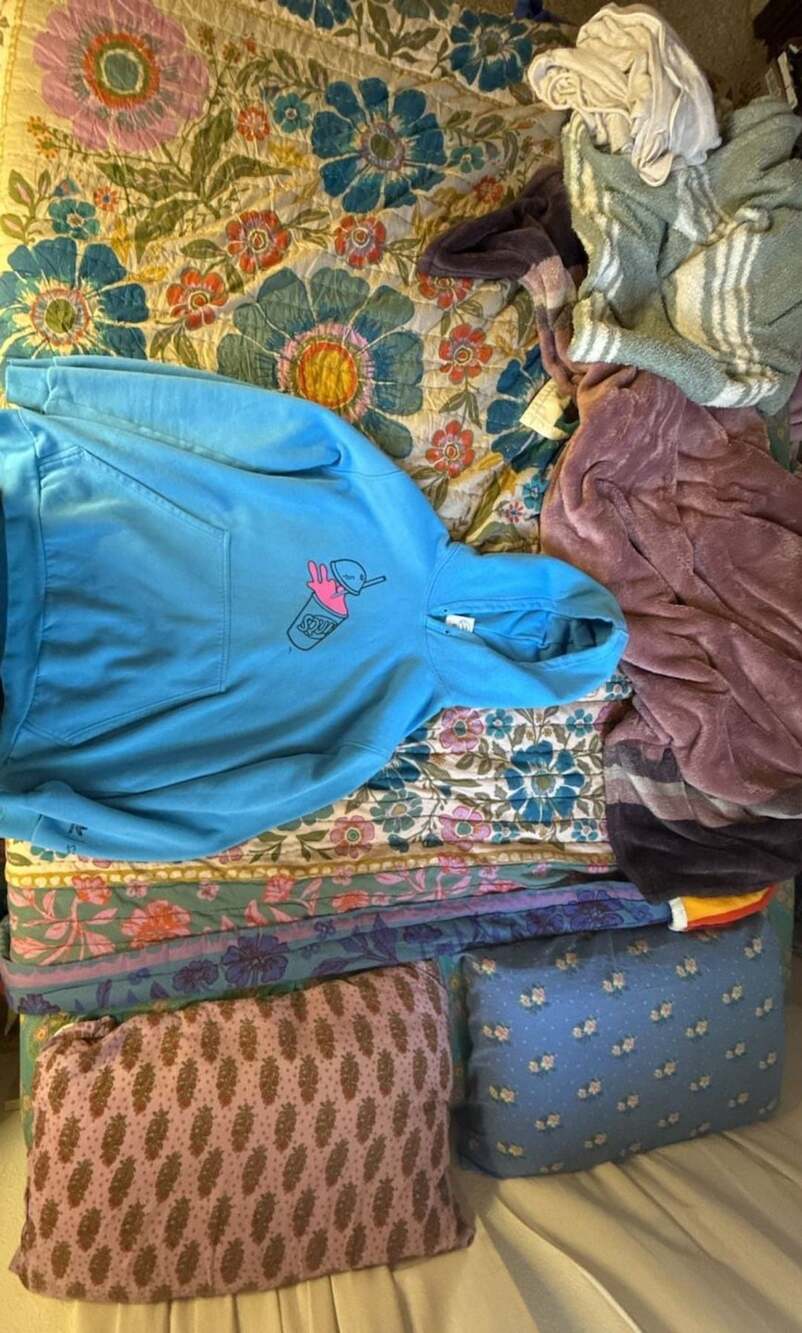 Adidas The Simpsons Squishee Hoodie Size 2XL Blue Fleece